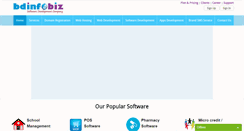 Desktop Screenshot of bdinfobiz.com