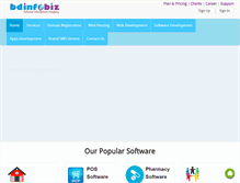 Tablet Screenshot of bdinfobiz.com